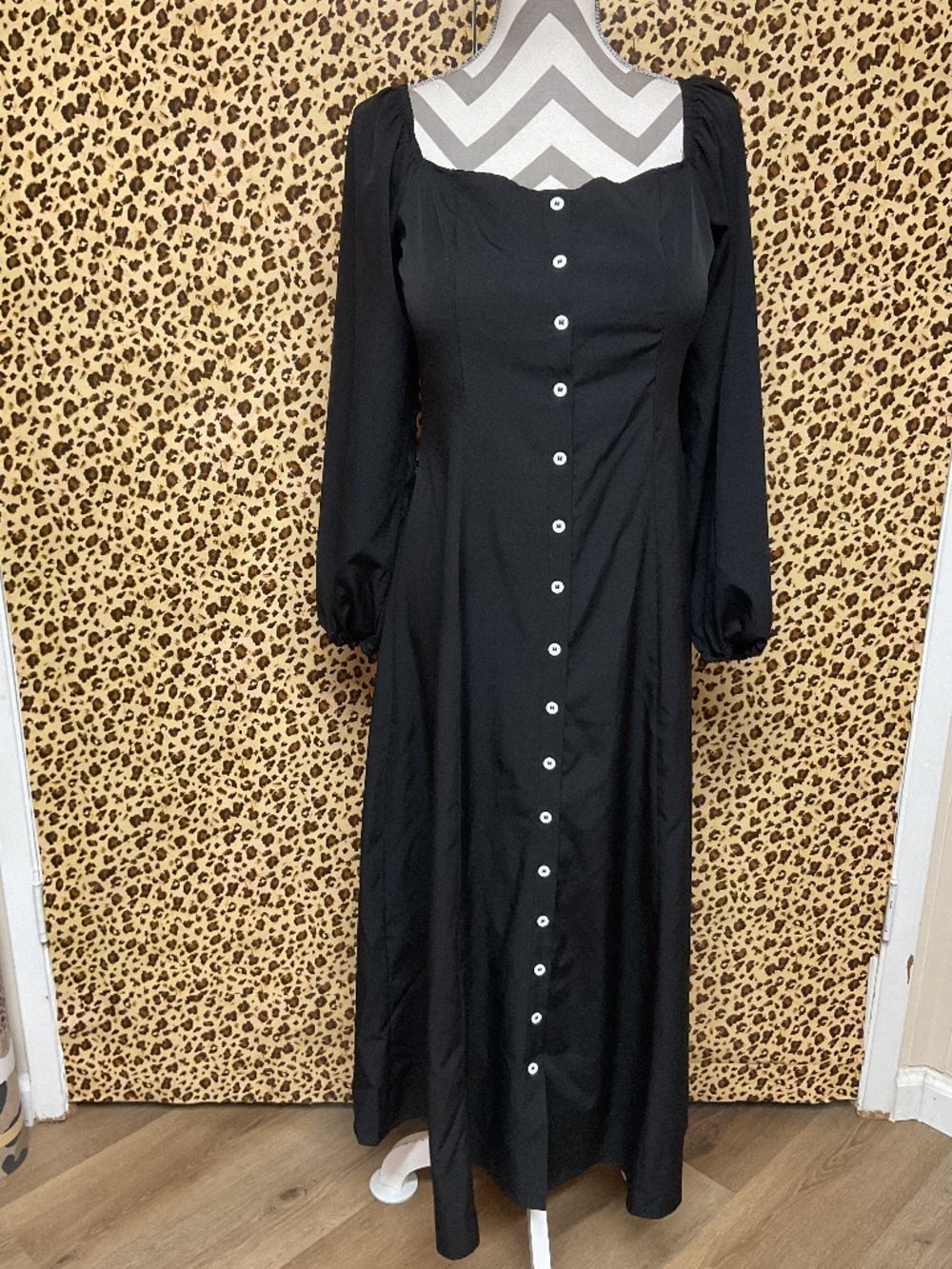 Vintage style button dress